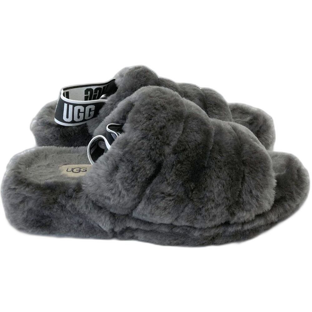 UGG Women’s Puffy Snugg Slides - Size 8 - Picture 3 of 7